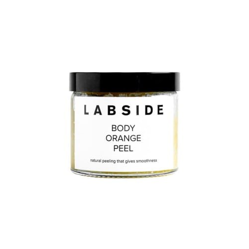 Słoiczek z pomarańczowym peelingiem do ciała Body Orange Peel marki Labside