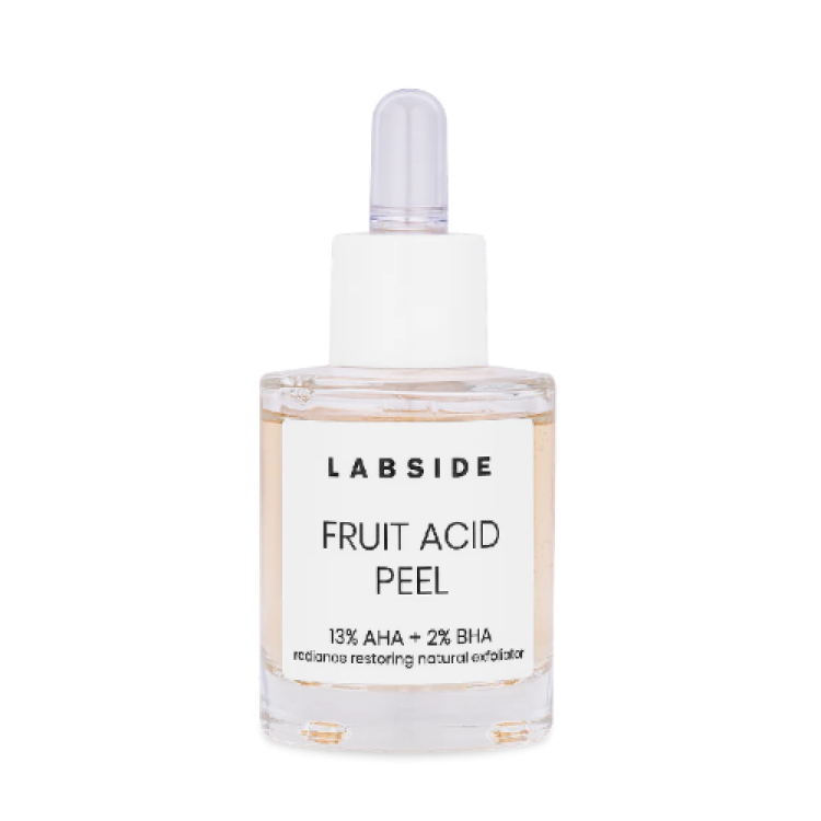 Opakowanie zewnętrzne rozświetlającego peelingu do twarzy Fruit Acid Peel od Labside